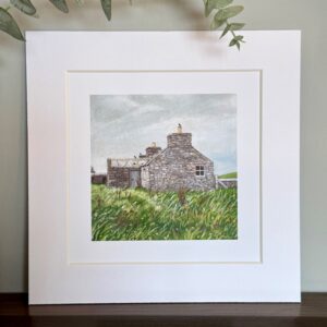 Cottage Mounted Print
